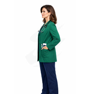 เสื้อกาวน์แพทย์ แขนยาว แบบมืออาชีพ ผลิตตามสั่งจากโรงงาน - Product Image 4