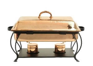 Le plus incroyable de haute qualité fait à la main doré et argenté finition Chaffing Dish pour la maison mariage événements hôtel & Restaurant utilisation - Product Image 2