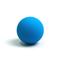 Balle de massage en silicone alimentaire haute densité couleur personnalisée, logo sur mesure, diamètre 63 mm, marque HSC pour relaxation des fascias à domicile