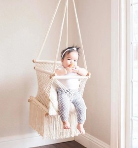 Latest Macrame <b>Swing</b>-Handmade <b>Swing</b>-Baby <b>Swing</b> Chair - Product Image 1