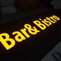 Personnalisé intemporel Frontlit 3D Office Company enseigne lumineuse LED extérieur affaires canal lettre affichage mural éclairage signe