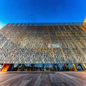 Panneau de <span class=keywords><strong>façade</strong></span> décoratif moderne Mashrabiya en alliage d'aluminium découpé au laser pour revêtement <span class=keywords><strong>extérieur</strong></span> - Product Image 1