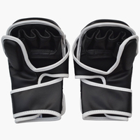 Guantes de MMA para Entrenamiento, Sparring, Saco de Boxeo, Combate en Jaula, Guantes de 7oz en Cuero Vacuno Genuino