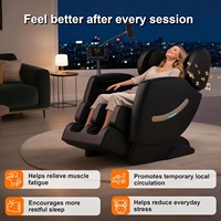 Fauteuil de massage complet avec analyse corporelle, fauteuil inclinable à gravité zéro avec modes Just Able, repose-pieds extensible automatique, massage des pieds