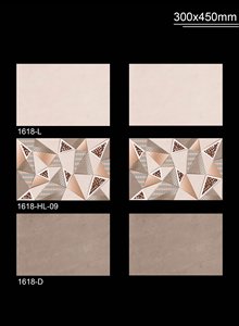 Azulejo de pared de madera de estilo 3D esmaltado Digital 30*45 12*18 300*450 cerámica para Interior y Exterior hogar 8mm azulejos de pared de cerámica de espesor - Product Image 4