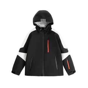 OEM moda logotipo personalizado Sudadera con capucha abajo abrigo blanco negro para niños manga larga de alta calidad pato blanco abajo acolchado Chaqueta de algodón - Product Image 3