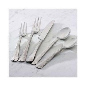 Juego de Cubiertos de Plata para Hotel, Restaurante o Boda, Diseño Antiguo, Mango Plateado, Juego de Cubiertos de Plata - Product Image 5