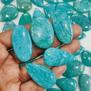 แอมะซอไนต์ขัดหลวมจำนวนมาก500กรัมรูปร่างผสมเรียบขัดจำนวนมาก - Product Image 5