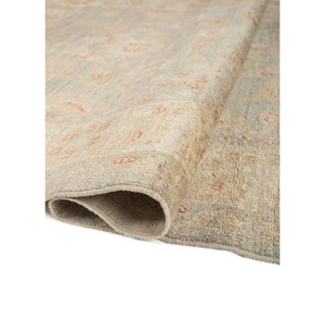 Tapis en laine noué à la main Aalam Blue Pae-6106 9x12 rectangulaire à motif médaillon pour la décoration de la maison, du salon ou de l'couloir - Product Image 2