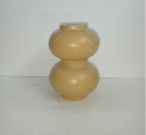 Florero de hierro de metal bellamente diseñado con acabado duradero resistente a la intemperie para decoraciones florales de interior y exterior - Product Image 2