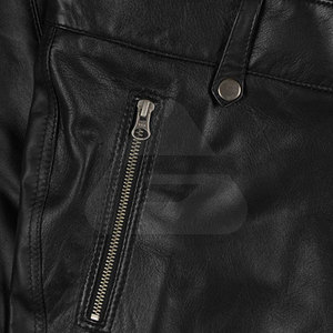 Pantalones de Cuero Genuino para Hombre, Servicio OEM, Logotipo Personalizado, Ligeros, Resistentes al Viento, Casuales, Antiarrugas, Cómodos, Elásticos, Corte Recto - Product Image 4