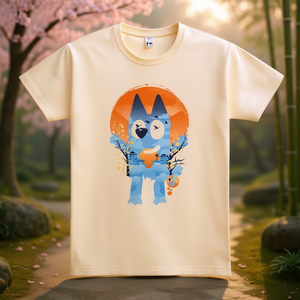T-Shirt Promozionali Personalizzate con Illustrazioni di Cani in Stile Ukiyo-e, Arte Giapponese Unica, Ideali per Amanti dei Cani! - Product Image 3