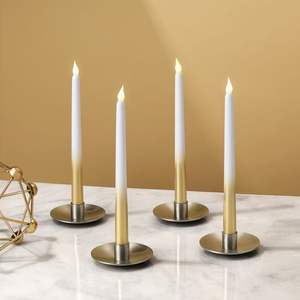 Forma de corona decorativa Decorativo Nuevo diseño Superventas Latón Chapado en oro Portavelas de 4 brazos - Product Image 5