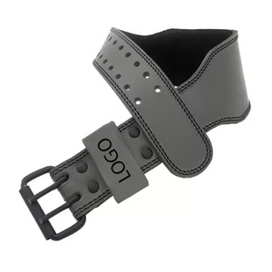 Cinturón de cuero de vaca genuino para gimnasio, longitud personalizada, resistente, de Pakistán, características ajustables, levantamiento de pesas, Buffalo Split - Product Image 6