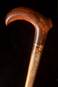 ไม้เท้าเดินทำจากไม้กันลื่นที่มีด้ามจับแข็งแรงหลายรูปทรงสำหรับคนสูงอายุที่ฟื้นฟู - Product Image 6