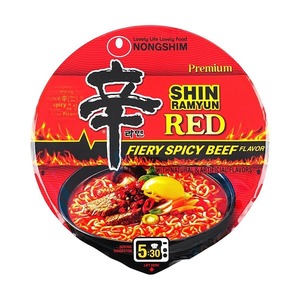 บะหมี่กึ่งสำเร็จรูปราเมงเกาหลีแบบปรับแต่งได้ราเม็งเนื้อรสเผ็ด