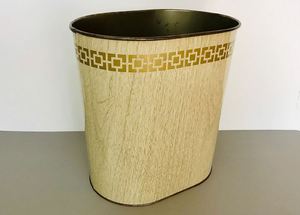 Fabuleux poubelle en métal sans couvercle poubelle pour salle de bain bureau à domicile cuisine Restaurant chambre d'hôtel quantité en vrac - Product Image 5