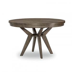 ชุดโต๊ะรับประทานอาหารไม้จริง Rogers Greystone ดีไซน์ทรงกลมแบบมินิมอลสำหรับเฟอร์นิเจอร์บ้าน - Product Image 4