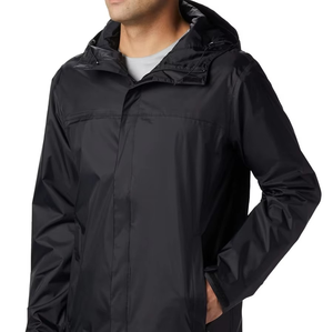 Chubasquero de poliéster ligero para hombre, cortavientos personalizado con cremallera, impermeable y hermético para la temporada de invierno - Product Image 3