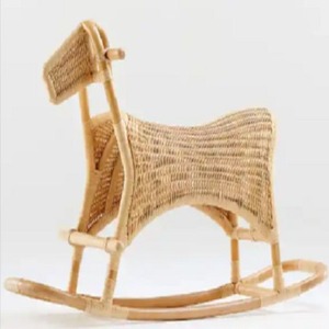 Vente en gros de cheval à bascule en rotin de style unique pour bébés enfants tout-petits produits d'extérieur pour bébés - Product Image 4