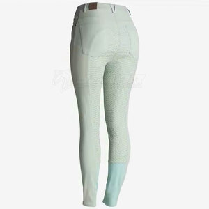 Medias ecuestres con cintura cómoda y material de agarre duradero para paseos largos Medias de equitación para mujeres - Product Image 3