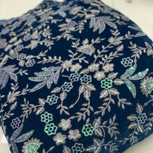 Valvent 9000 Embroidery Fabric 44 Inch Width, Intricate Embroidery Design, High-Quality Textile for Dresses, Garments - Product Image 6