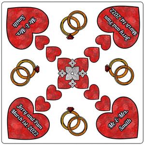 Bandana en coton au design floral personnalisé, bandana personnalisé de qualité supérieure - Product Image 1