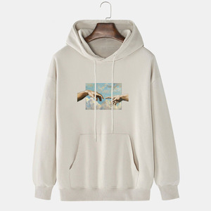 Wholesale Custom Logo <b>Mens</b> <b>Pink</b> Fashion Long Sleeve Thermal Blank Pullover Cotton <b>Hoodie</b> Quantity Printed <b>Hoodie</b> <b>Men</b> - Product Image 3
