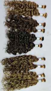 High Quality 100% Natural Cuticle Aligned Bulk Hair Extensions for <b>Braiding</b> 100% Indian Remy Hair Smooth and Refined - Product Image 2