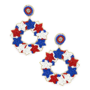 Vente en gros Dernier design Boucles d'oreilles classiques en perles jaunes marron pour femmes Boucles d'oreilles en plaqué or pour mariage Boucles d'oreilles créoles à la mode - Product Image 3