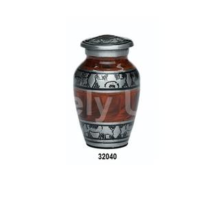 Urna de cremación de recuerdo con acabado de mármol hermoso de la mejor calidad para cenizas de adultos con tapa y bolsa de terciopelo gratis - Product Image 6