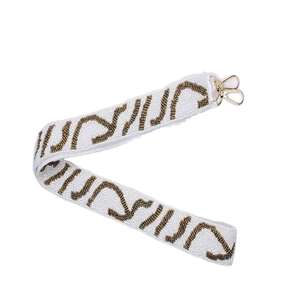 Correa de Bolso Bordada con Cuentas Personalizada, con Cuentas de Colores, al por Mayor, para Uso Diario, Diseño Enrollable Moderno - Product Image 4