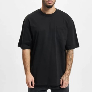 T-shirt vierge en gros, logo OEM, polyester/coton uni, taille américaine, col rond, homme, haute qualité, sérigraphie personnalisée, bleu - Product Image 4