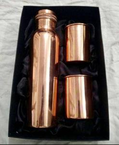 Copper Bottle Set Luxury Copper Bottle Set - Product Image 4