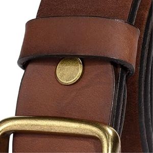 Hombres último estilo Pin Hebilla Cinturón de cuero Moda Negocios Casual cinturones de cuero - Product Image 2