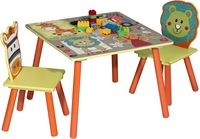 Ensemble de table et 4 chaises pour enfants Hauteur Ensemble de table d'étude pour enfants