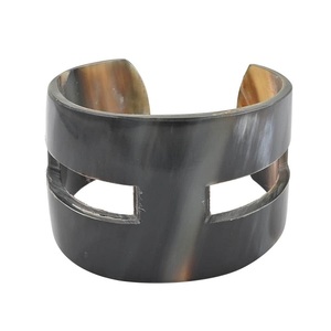 Brazalete de cuerno de búfalo de la mejor calidad de diseño moderno a precio a granel de la India, joyería de cuerno de búfalo, brazalete de cuerno Natural de moda - Product Image 1
