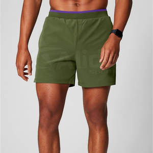 Pantalones cortos de gimnasio personalizados de último estilo, pantalones cortos de gimnasio transpirables, ropa de fitness, pantalones cortos de gimnasio para hombres a la venta - Product Image 2