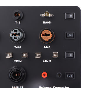 Test kurulu araba farı Led ampul T5 T10 T15 Festoon 7440 7443 3156 3157 çok fonksiyonlu Test otomatik lamba testi - Product Image 3