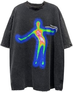 Camiseta Unisex de Moda Urbana, Camiseta Vintage con Estampado Gráfico 3D para Hombre, Ropa con Estampado Digital, Camiseta para Hombre - Product Image 1