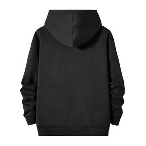 Wholesale <b>Men's</b> Customized 100% Cotton Sweatshirt Hoodies Solid Breathable Zipper Pullover Hoodies For <b>Men</b> - Product Image 3