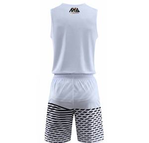 Ensemble d'uniformes de basketball unisexes personnalisés de haute qualité, shorts antibactériens à séchage rapide, logo imprimé, entièrement personnalisable, respirant - Product Image 3