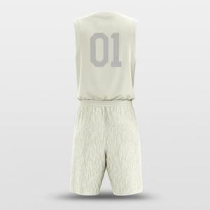 Ensemble de maillot et short de basketball de luxe, vêtements de sport d'équipe personnalisés par sublimation, vente en gros OEM, vêtements de basketball respirants - Product Image 3