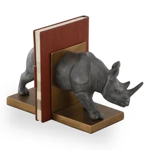 Soporte de Libros Plegable Moderno de Aluminio Chapado en Oro Premium, Soporte para Libros de Gran Tamaño, Escultura Antigua de Feng Shui, Zahid Exports - Product Image 2