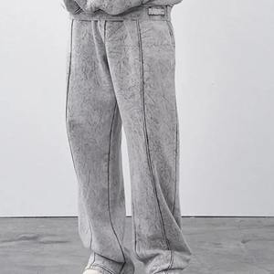 Survêtement d'été pour hommes Sweat à capuche brodé en polaire empilée Ensembles survêtements personnalisés réfléchissants Vendeur Survêtements Jogging 100% coton - Product Image 4