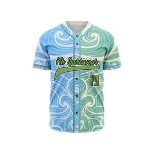 Uniformes de Béisbol Transpirables Personalizados de Venta Caliente, Camisetas con Cuello en V y Botones, Ropa de Béisbol y Sóftbol a Precios Asequibles - Product Image 3