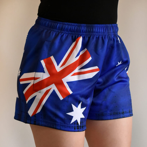 Pantalones cortos de fútbol de poliéster 100% con logotipo bordado personalizado de alta calidad, pantalones cortos de fútbol de Rugby transpirables lisos Unisex de Color sólido - Product Image 6