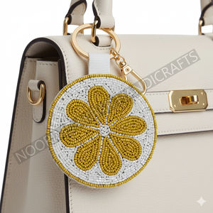 Abalorio Redondo Cosido a Mano para Productores de Recuerdos, Proveedores de Llaveros con Cuentas Hechas a Mano - Product Image 4