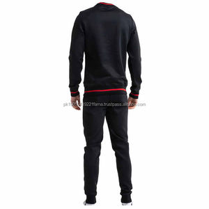 Ensemble survêtement superposé par sublimation survêtements hommes respirant 100% coton biologique Streetwear Jogging costumes de haute qualité en gros - Product Image 2