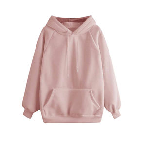 Sweat à capuche imprimé sur le devant en tissu molletonné de coton tricoté de haute qualité pour femme, coupe oversize à épaules tombantes, style streetwear personnalisé - Product Image 2